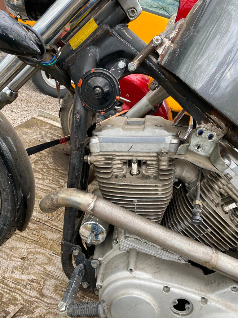 Rigid Frame Hardtail Evo Sportster OEM Wide Tire Custom Chopper PA Cle ...