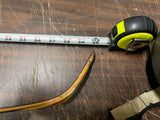 VTG 1954 Grizzly Recurve Bow 60" 45# Leather Grip Wood Archery Hunting