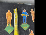 Vintage WW2 Game Pieces Soldier Nurse Artillery Machine gun infantry Characters?