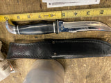 Case XX Fixed Blade Knife 2236 Straight Blade Fighting Hunt Sheath 5" Blade Vtg