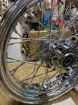 Front SS Spoke Wheel 3.00x16 Harley Heritage Springer softail 3/4 Sealed 00^