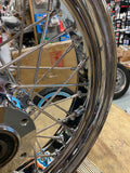 Front SS Spoke Wheel 3.00x16 Harley Heritage Springer softail 3/4 Sealed 00^