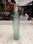 vtg 1997 Pescevino green glass white wine fish bottle missing lid