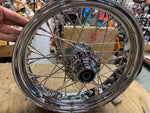 Front SS Spoke Wheel 3.00x16 Harley Heritage Springer softail 3/4 Sealed 00^