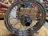 Front SS Spoke Wheel 3.00x16 Harley Heritage Springer softail 3/4 Sealed 00^