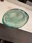 vtg 1997 Pescevino green glass white wine fish bottle missing lid