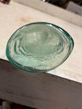 vtg 1997 Pescevino green glass white wine fish bottle missing lid
