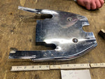 VTG HARLEY CHROME SEAT FRAME COVER PAN PANHEAD SHOVELHEAD BUDDY FLH GLIDE TRIM