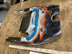 VTG HARLEY CHROME SEAT FRAME COVER PAN PANHEAD SHOVELHEAD BUDDY FLH GLIDE TRIM