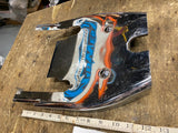 VTG HARLEY CHROME SEAT FRAME COVER PAN PANHEAD SHOVELHEAD BUDDY FLH GLIDE TRIM