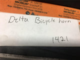 Vintage Delta electronic Winner white bicycle handle bar battery operated horn