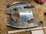 VTG HARLEY CHROME SEAT FRAME COVER PAN PANHEAD SHOVELHEAD BUDDY FLH GLIDE TRIM