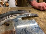 VTG HARLEY CHROME SEAT FRAME COVER PAN PANHEAD SHOVELHEAD BUDDY FLH GLIDE TRIM