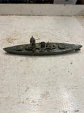 vtg antique CKO Kellerman K-351 Battleship wind up toy Germany WW2 tested works