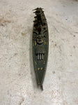 vtg antique CKO Kellerman K-351 Battleship wind up toy Germany WW2 tested works