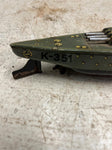 vtg antique CKO Kellerman K-351 Battleship wind up toy Germany WW2 tested works