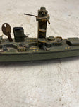 vtg antique CKO Kellerman K-351 Battleship wind up toy Germany WW2 tested works