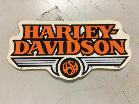NOS New Harley Davidson USA Small OUTSIDE Window Decal Sticker Emblem