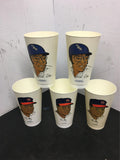 Vintage lot 5 plastic 711 MLB cups May Lee Houston Astros Rich Allen White sox's