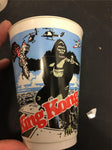 Vintage plastic cup there still is only one king kong movie cups lot 3 USA  1976