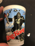 Vintage plastic cup there still is only one king kong movie cups lot 3 USA  1976