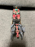 vtg antique unbranded cast iron detachable two horse drawn carriage toy