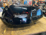 Vivid Black Triumph T140 Boneville TSX 750 European Gas Tank Emblems Vtg