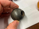 Vtg 1/2" Shifter Knob Harley Panhead Knucklehead Flathead Chicago Round 1930's