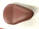 Brown Leather Solo Seat Harley Custom Chopper Bobber 12x9 Hardbody Ultima XS New