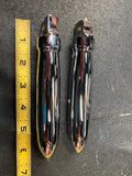 Chrome Billet Pointed Footpegs Harley Sportster FX Chopper Softail Custom Pegs!