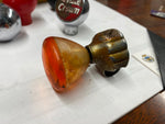 Vtg Suicide Knob 1950's Hot Rat Rod Truck Auto Tractor Orange Steering Wheel acc