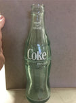 Vtg Coca-Cola 6 pack 6 1/2 oz glass bottles aluminum base steel handle case set
