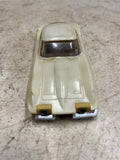 vtg 1960s Eldon Corvette Stingray white slot car top only 1116-11 1/32