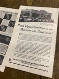 1935 Enthusiast Magazine Literature Harley VL Pictures Racing New Features Minty