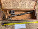 Antique Ames Jr Cylinder Bore Gauge Machinist Tool Vtg 1920's USA Box Mechanic