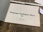 1906 Washington Ill Orig Print Historical Guide book Stores homes
