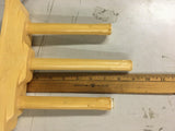 Vtg Lot of 3 light Candolier Molded Ivory Plastic Candelabra Lamps X - mas décor