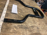 Black OEM Harley Sissybar Backrest Softail Low Heritage Fatboy Round Stock Uprig