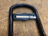 Black OEM Harley Sissybar Backrest Softail Low Heritage Fatboy Round Stock Uprig