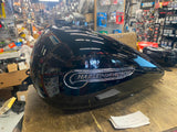 Nice Vivid Black Road King FLHR Gas tank 2008^ OEM Factory emblems Bolt on!