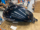 Nice Vivid Black Road King FLHR Gas tank 2008^ OEM Factory emblems Bolt on!