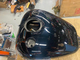 Nice Vivid Black Road King FLHR Gas tank 2008^ OEM Factory emblems Bolt on!