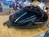 Nice Vivid Black Road King FLHR Gas tank 2008^ OEM Factory emblems Bolt on!