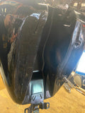 Nice Vivid Black Road King FLHR Gas tank 2008^ OEM Factory emblems Bolt on!