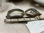 Antique WWII Cesco Motorcycle Goggles Safety Glasses Steampunk Harley Indian Vin