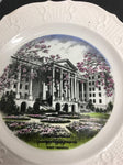Vintage collector plates Hand painted art Green brier Scottyland USA home décor