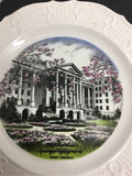Vintage collector plates Hand painted art Green brier Scottyland USA home décor