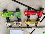 Funmate Lot Indy Car Japan 1960's Toy Vtg Formula one racer Set