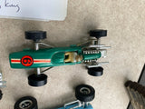 Matchbox BRM Lot Indy Car Hong Kong 1960's Toy Vtg Formula one racer Blue Box Se