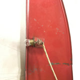 Vtg 1930s Windup Steel Katz Tin Toy Airplane Litho Lights Battery 20" Steelbilt